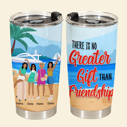 Our Friendship Is A True Blessing To Me - Personalized Tumbler - Gift For Friends, Sister OURFRI_1.jpg