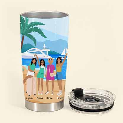 Our Friendship Is A True Blessing To Me - Personalized Tumbler - Gift For Friends, Sister OURFRI_3.jpg