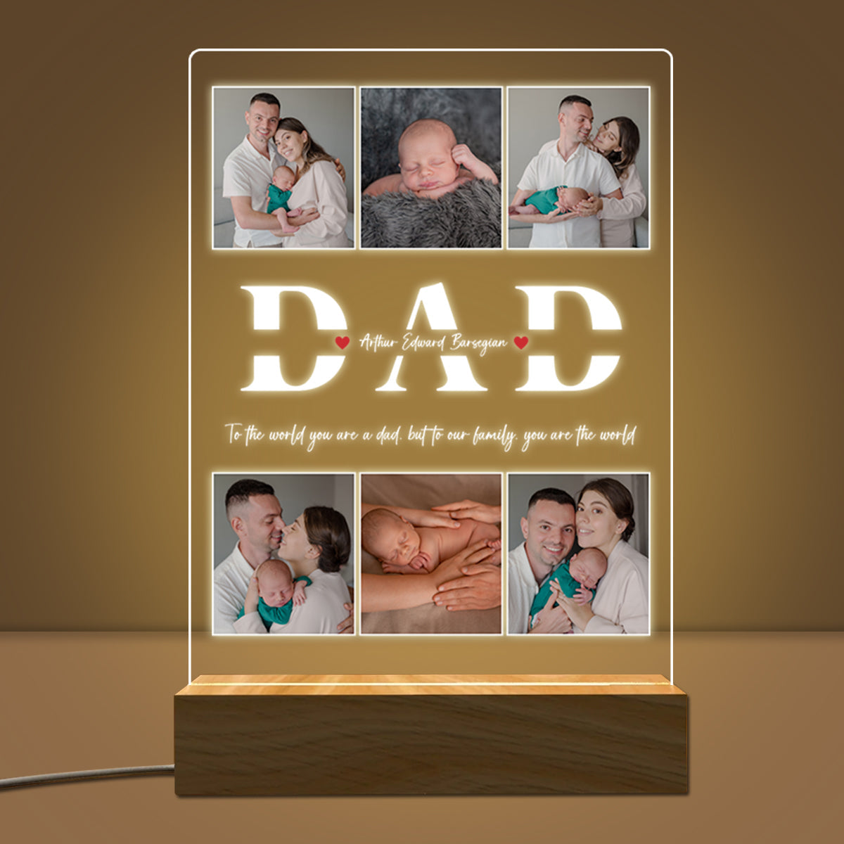 Personalized Photo Best Dad Ever 3D LED Light Wooden Base PSL1712112855879781.jpg