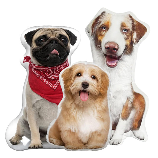 Dog Picture Pillow Custom Pet Pillow Dog Pillows Gift Custom 3D Pet Pillow from Photo | Personalized Dog/Cat Shaped Throw Pillow PSL1720422840445377.jpg