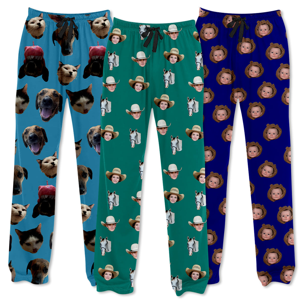 Custom Photo Pajamas, Personalized Face Unisex Pajamas, Custom Photo Pajama Pants for Women Men, Home Wear Set, Gifts for Wife Husband PSL1728441529707158.jpg?v=1746591362