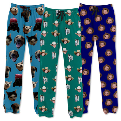 Custom Photo Pajamas, Personalized Face Unisex Pajamas, Custom Photo Pajama Pants for Women Men, Home Wear Set, Gifts for Wife Husband PSL1728441529707158.jpg?v=1746591362