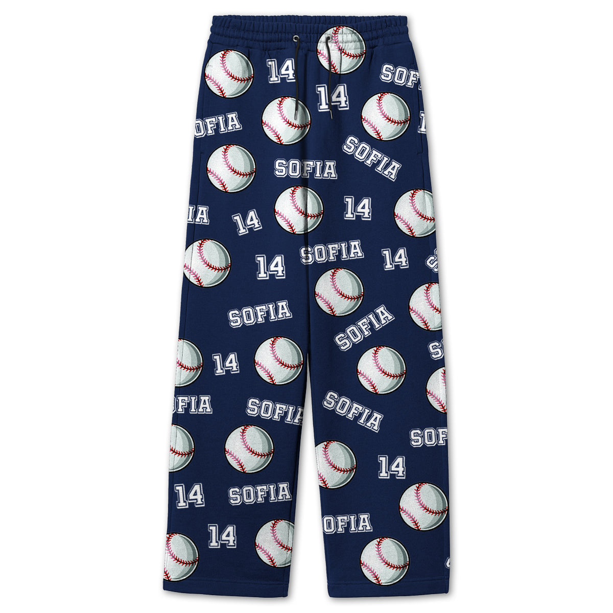 Personalized Baseball Pajama, Sports gift, baseball pajama gift, gift for baseball player, team gift, baseball team gift, custom pajama PSL1728445752719377.jpg