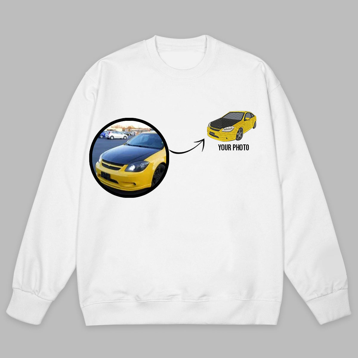 Personalized embroidered custom car with photo shirt - Handmade shirt Personalized_embroidered_custom_car_with_photo_shirt.jpg