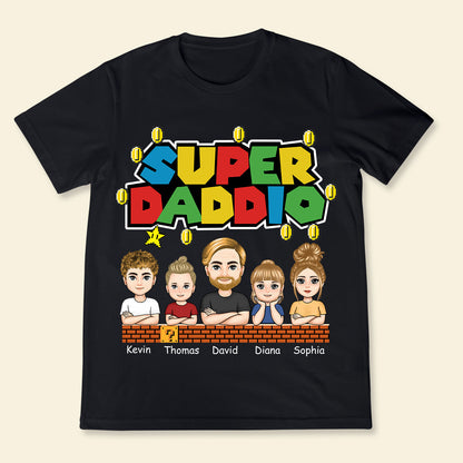 Super Daddio - Personalized Apparel - Gift For Father, Dad, Papa, Father's Day SuperDaddio-PersonalizedApparel-2_54d80cb5-de8b-4be7-85b8-e9e779f65103.jpg
