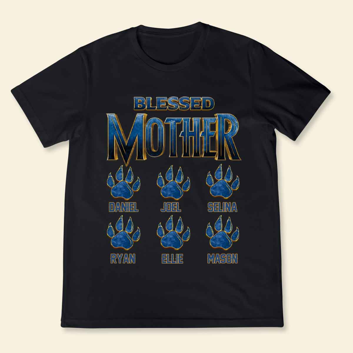 Blessed Mother - Personalized Apparel - Gift For Mother, Mother's Day, Family T-shirt.jpg
