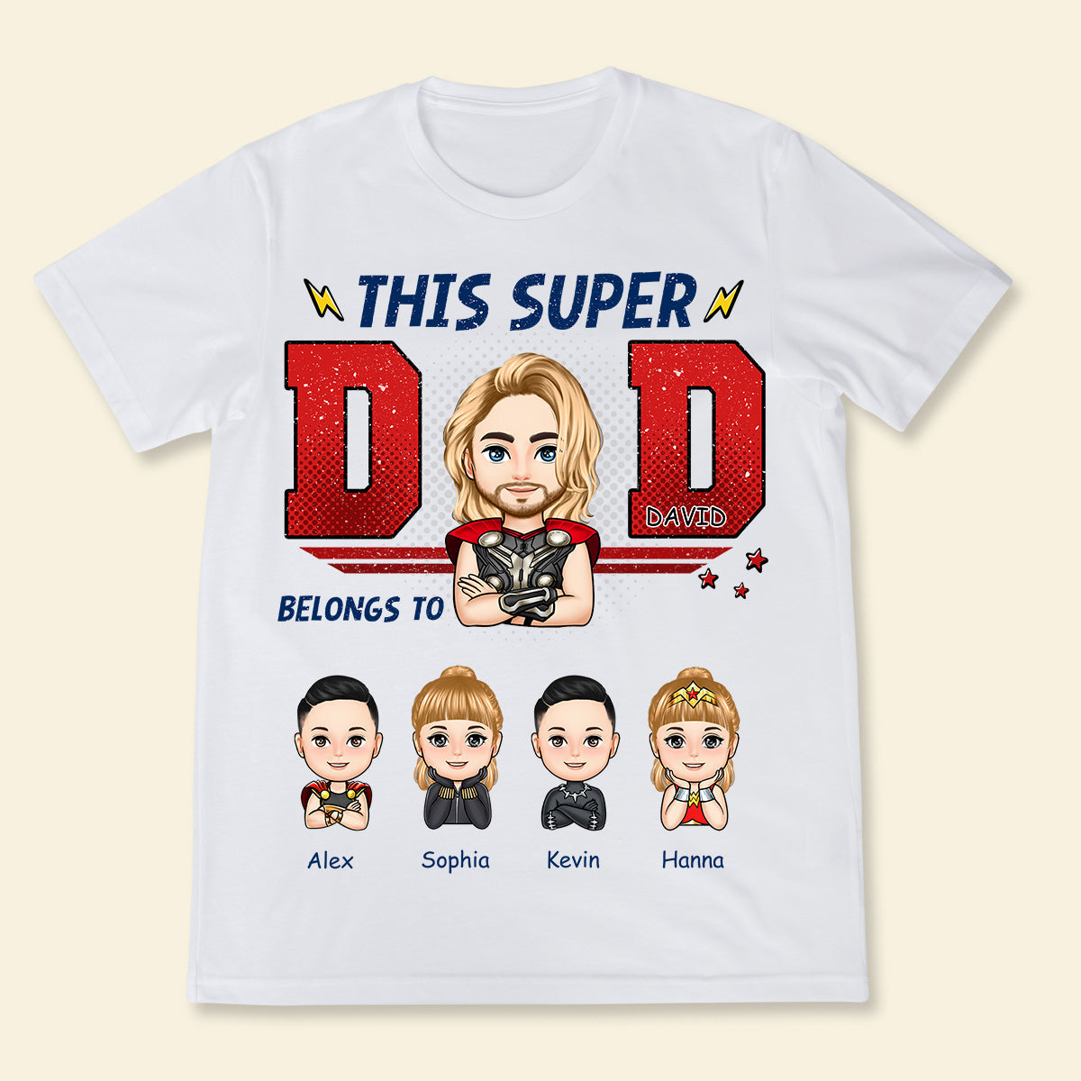 This Superdad Belongs To - Personalized Apparel - Gift For Father, Dad, Father's Day, Birthday Gift THISSU_4.jpg