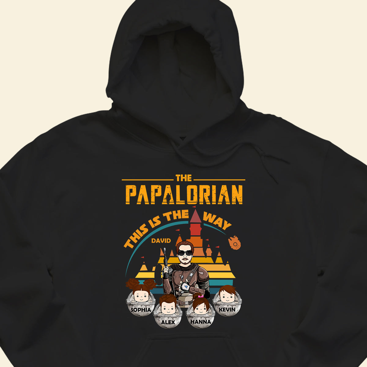 The Dadalorian This Is The Way - Personalized Apparel - Gift For Father, Daddy, Father's Day TheDadalorianThisIsTheWay-5.jpg