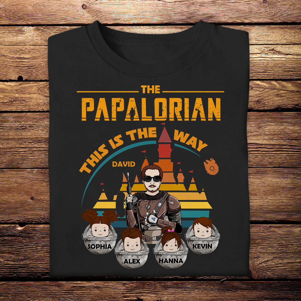 The Dadalorian This Is The Way - Personalized Apparel - Gift For Father, Daddy, Father's Day TheDadalorianThisIsTheWay-6.jpg