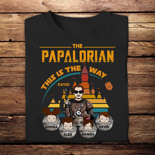 The Dadalorian This Is The Way - Personalized Apparel - Gift For Father, Daddy, Father's Day TheDadalorianThisIsTheWay-6.jpg
