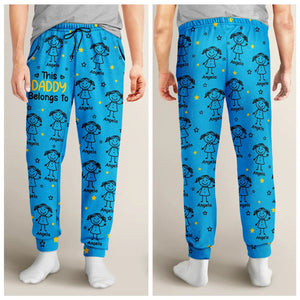 This Mommy Daddy Belongs To Kids Pet - Personalized Pajama Pants