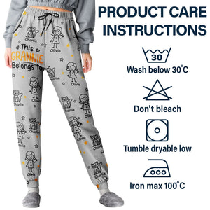 This Mommy Daddy Belongs To Kids Pet - Personalized Pajama Pants