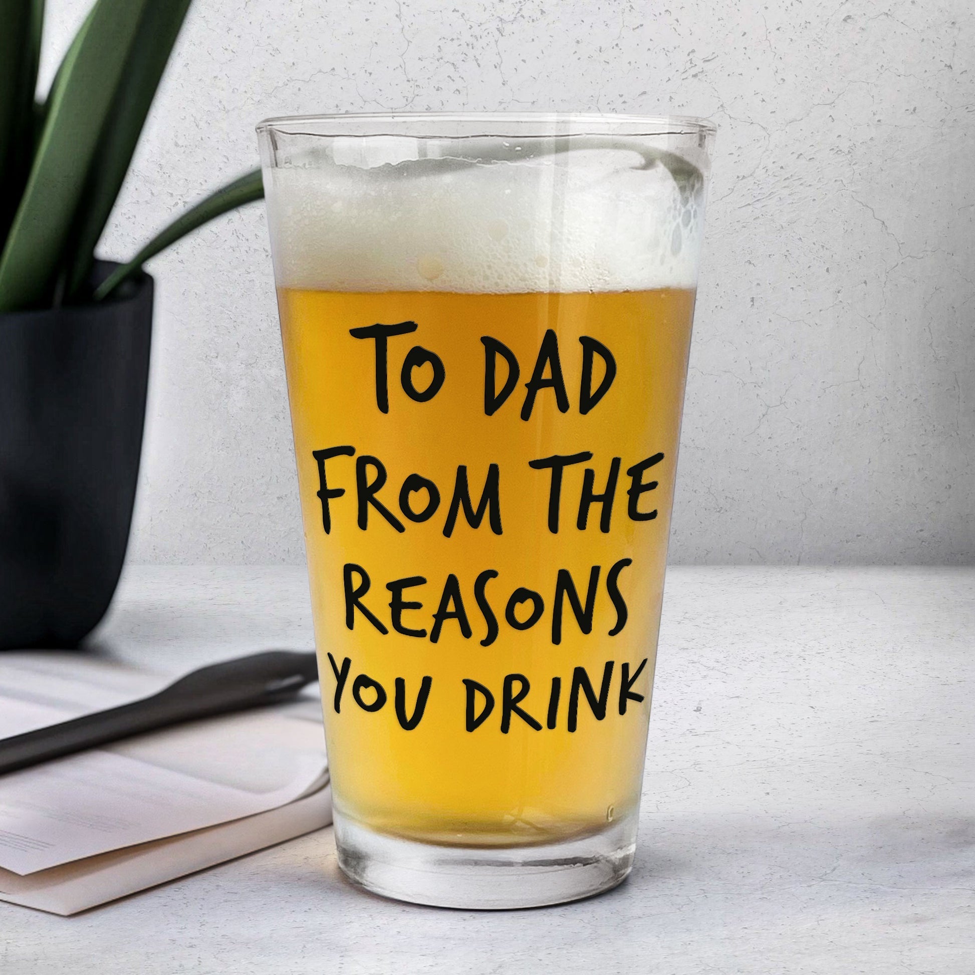 To Dad From The Reasons You Drink - Personalized Photo Beer Glass Father's Day Gift To-Dad-From-The-Reasons-You-Drink-Personalized-Photo-Beer-Glass_5.jpg