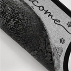 Custom Photo Welcome Pet Face Dog Cat Pencil Drawing - Personalized Doormat