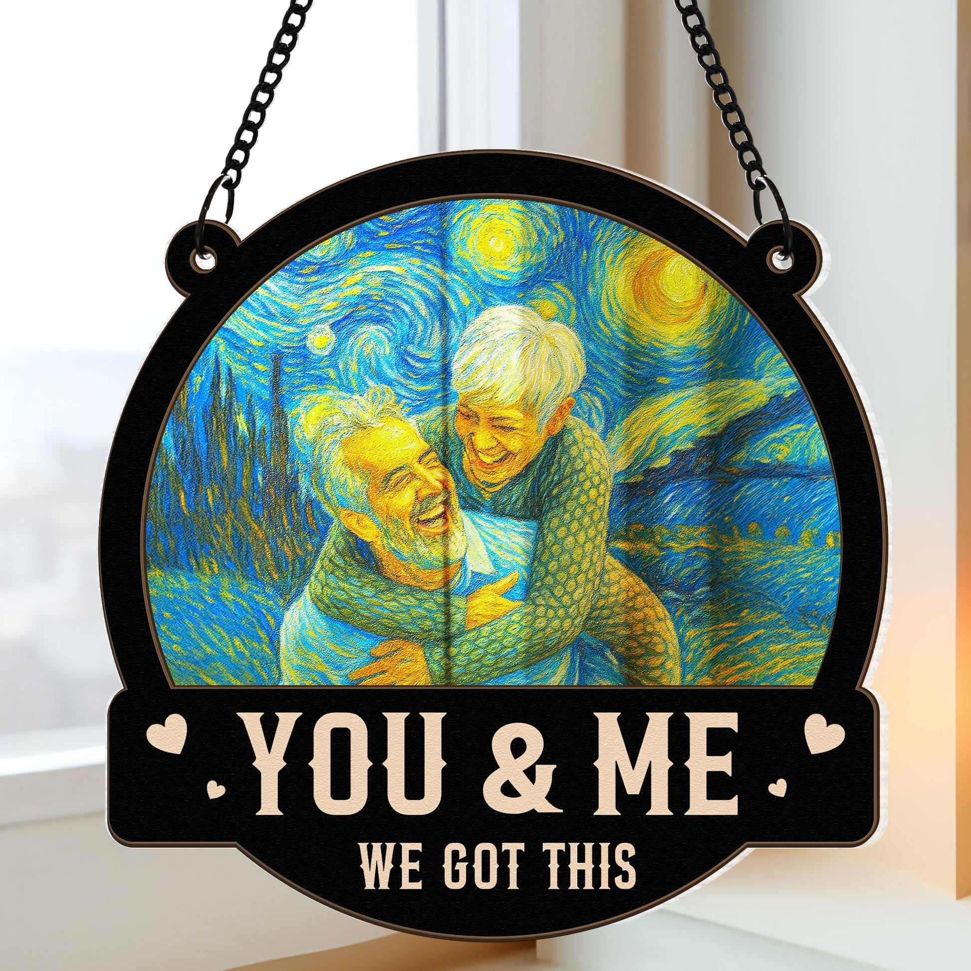 Van Gogh Style You & Me We Got This - Personalized Photo Window Hanging Suncatcher Ornament Van-Gogh-Style-You-_-Me-We-Got-This-Personalized-Photo-Window-Hanging-Suncatcher-Ornament_1.jpg?v=1769422672