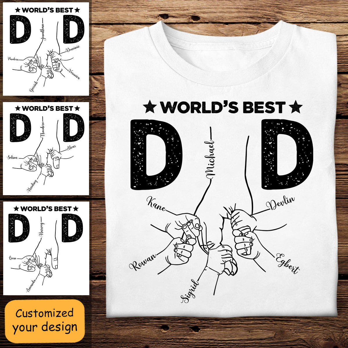 World's Best Dad - Personalized Apparel - Gift For Father, Grandpa, Father's Day Gift World_sBestDad-1.jpg