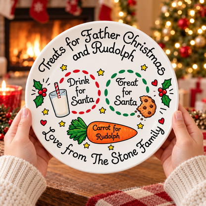 Treat For Santa and Ruldoph, Personalised Christmas Eve Santa Plate, Housewarming Family Gift a049d1c7-17ad-4aa3-b448-d11ea3059f79-banner-2.png