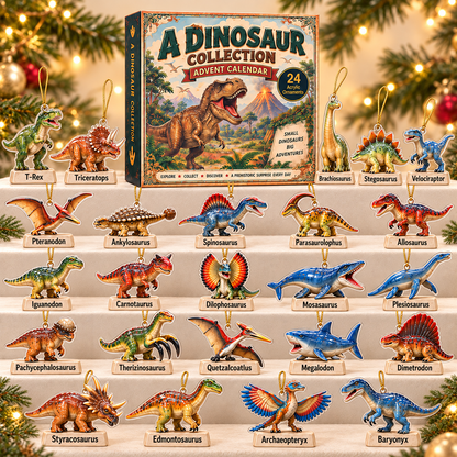 A Dinosaur Collection Advent Calendar 2026 - 24-Day Festive Countdown, Acrylic Charms Blind Box - Gift For Dinosaurs Lovers a208048a-2a42-40ff-9e5e-830783a2c48a-dinosaur-box-charms.png