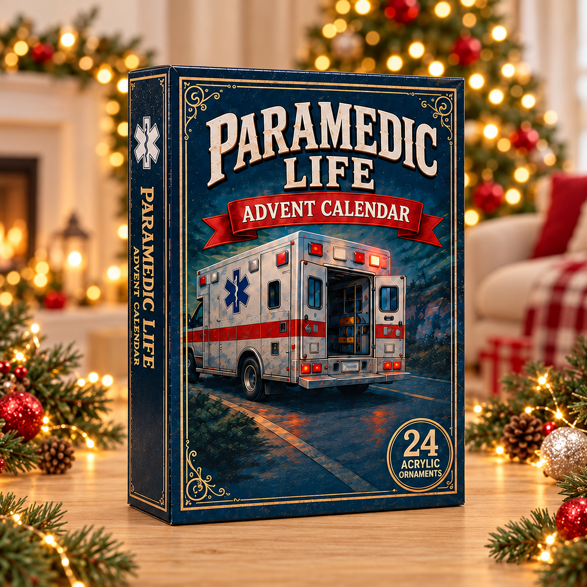 Paramedic Life Saver Advent Calendar 2026 - 24-Day Festive Countdown, Acrylic Charms Blind Box - Gift For Nurse Lovers a2114d3f-8d07-4cfe-9d28-efd77a131023-paramedics-box.png