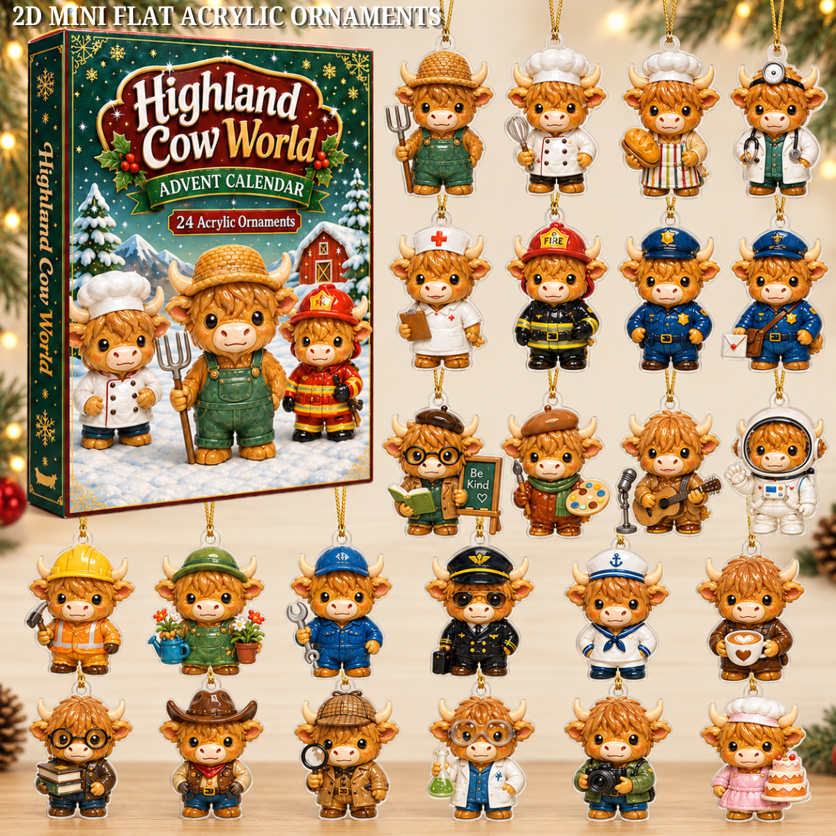 Highland Cow World Advent Calendar 2026 - 24-Day Festive Countdown, Acrylic Charms Blind Box - Gift For Highland Cow Lovers a2cf93f3-2ab8-430f-9d39-d1d3cdb8e3b6-cow-text.png
