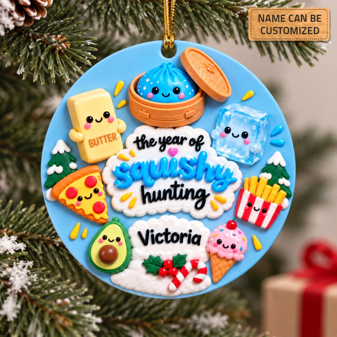 Squishy Hunting Time - Ceramic Ornament - Christmas Gift For Friends, Family a36999e4-2d95-4551-99fd-11c735e25861-6aaa5f62713ae.jfif