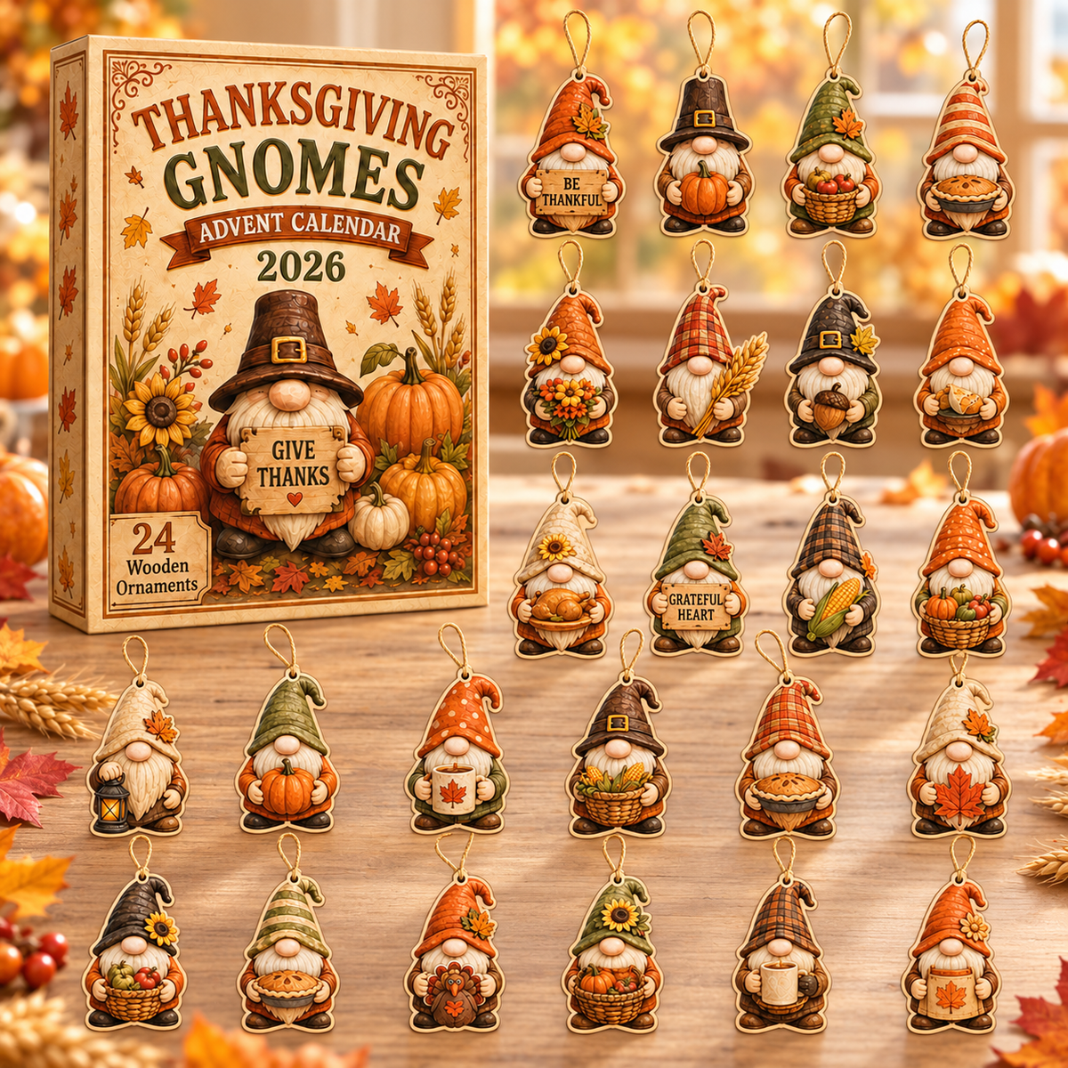 Thanksgiving Gnomes Advent Calendar 2026 - 24-Day Festive Countdown, Wooden Charms Blind Box - Gift For Family & Friends a3d3961f-bfa6-421b-80ec-ab7b7a911b8f-gnome-box-charms.png