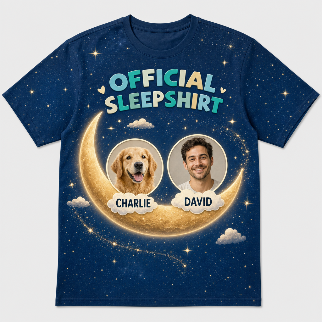 Official Sleepshirt – You + Your Dog Photo Tee - Hero