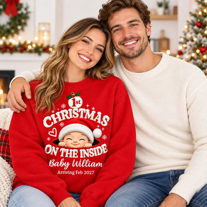 1st Christmas On The Inside Baby - Personalized Shirt - Christmas Pregnancy Announcement Gift a460e43a-8061-4e0a-8398-075d699e02bd-UAKo9O0Zig__web3.jpg