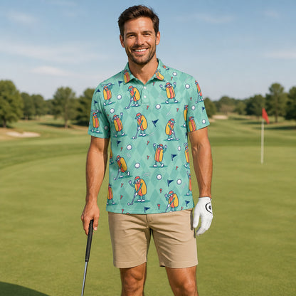 Hot Dog Golfer Repeat AOP Polo - Polo shirt - All over printed a46e411c-a7dd-48ac-8b1b-6a57fce051dc.jpg
