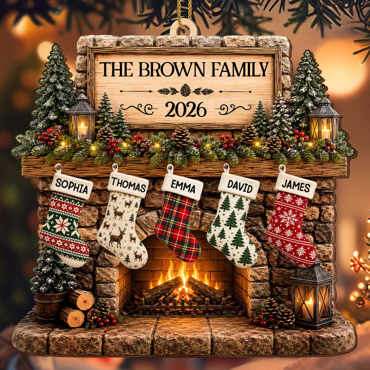 Our Family, Personalized Wood Ornament, Gift For Family and Holiday Lovers a4706d6b-7ac5-4052-9208-08b7cf421745-FAM1225_WDO3.jpg