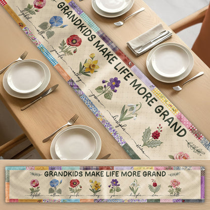 Grandkids Make Life More Grand - Personalized Table Runner a5cece22-1407-4085-beb6-c4ea0e0b3bb7-d4.jpg