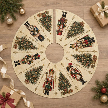 Nutcracker Christmas Tree Skirt, Personalized Family Name, Victorian Christmas Decor, Custom Holiday Keepsake, Family Gift a5f53eef-af1b-48a5-ac85-2609115a3775-j2.jpg