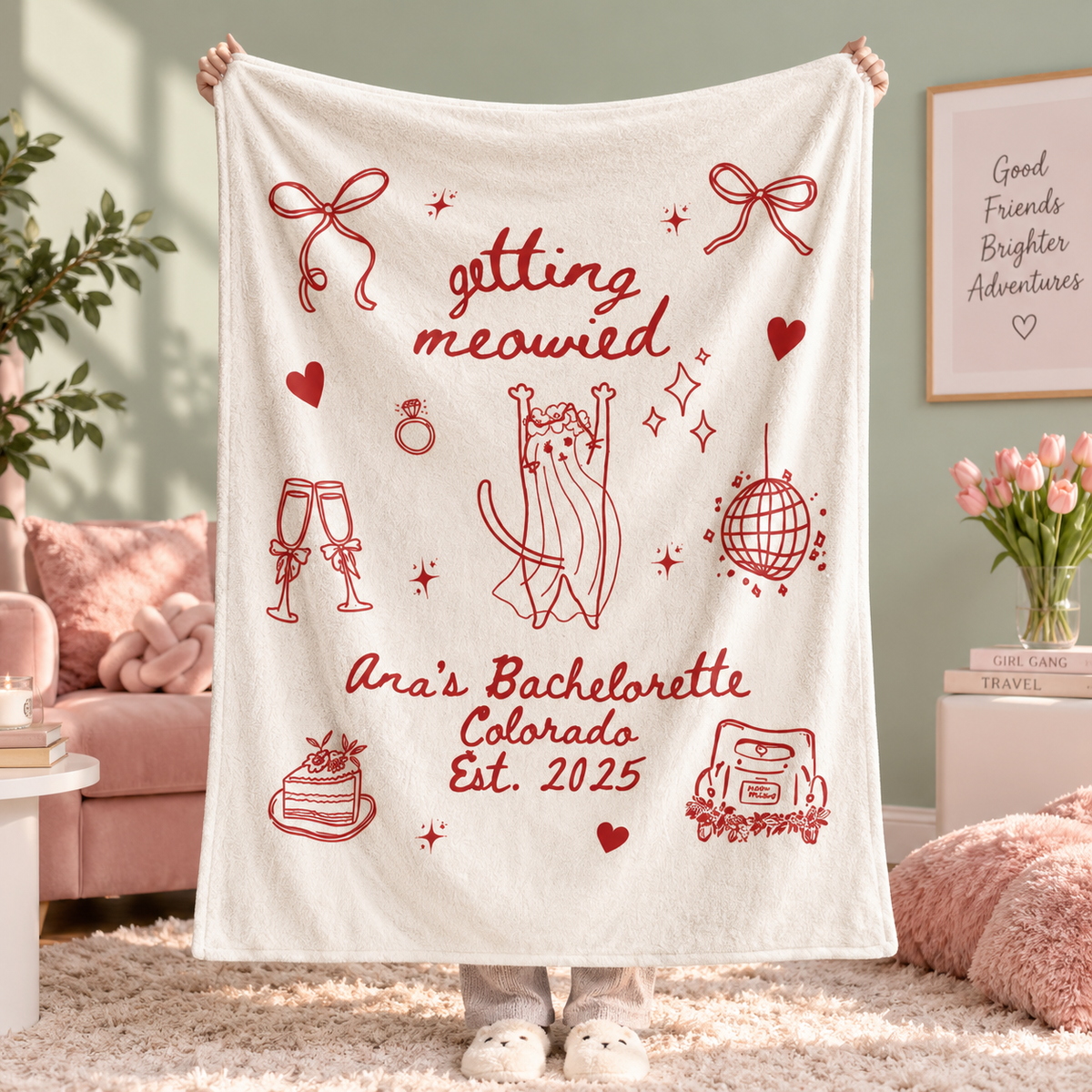 Personalized Cat Bachelorette Blanket, Getting Meowied Bridal Party Gift, Custom Bridesmaid Throw, Cat Lover Bach Party Keepsake a691a857-64fc-451d-989e-1e4d3db00251-ch-n-1.png