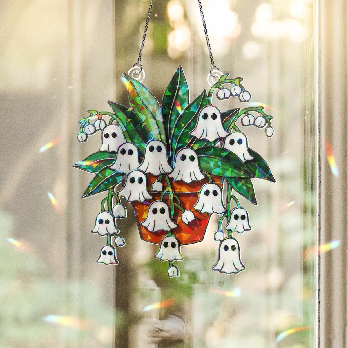 Ghost Lily of the Valley Holographic Suncatcher, Spooky Halloween Window Hanging Decor a69e1917-e50f-4a4a-a492-dc8ddb0d2caa-82.jpg