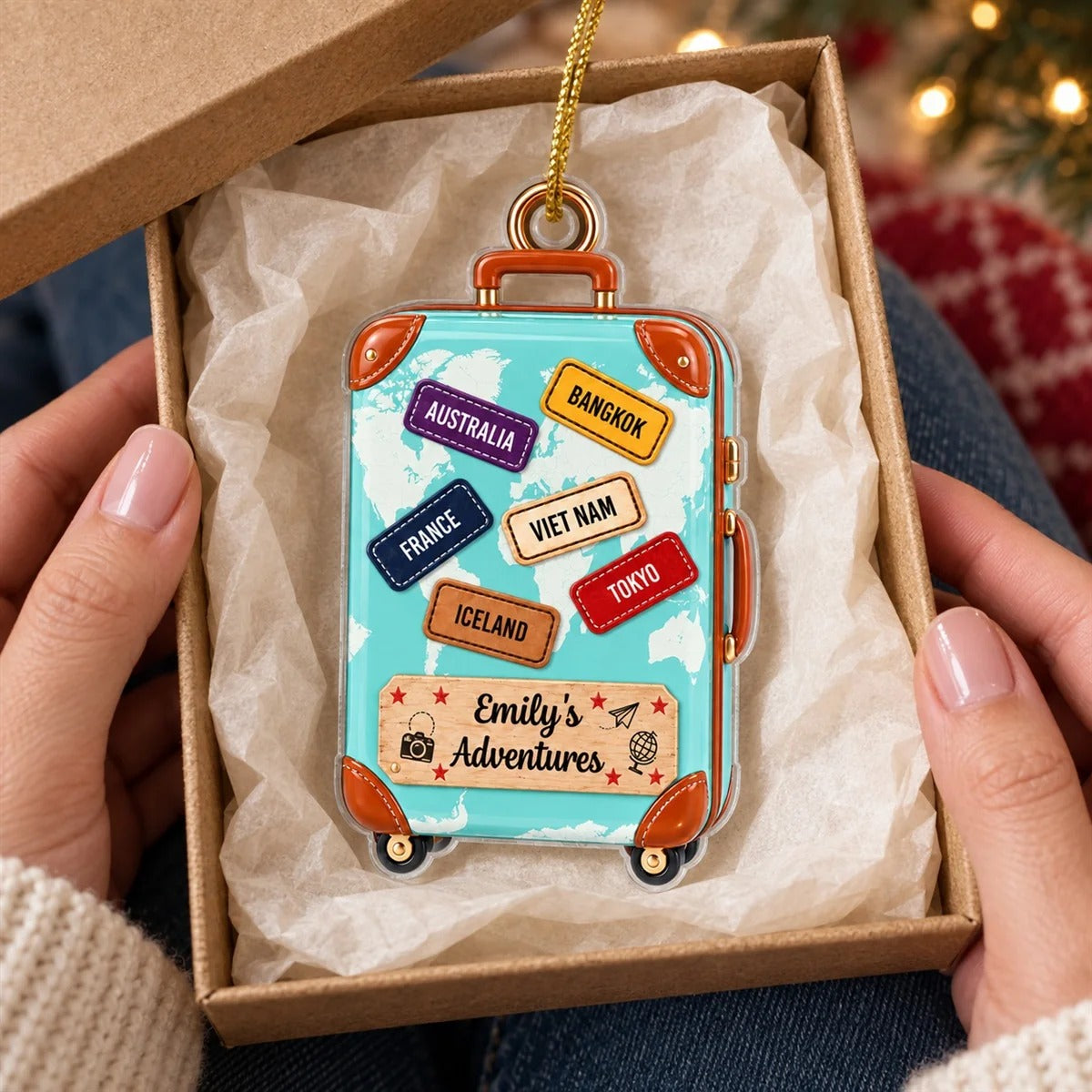 Suitcase Travel World Map - Personalized Acrylic Ornament - Christmas Keepsake Ornament a900d912-c2a8-4fce-943b-4edde0c22046-kkcW1MaRHe__pod220260908857_web_03.jpg