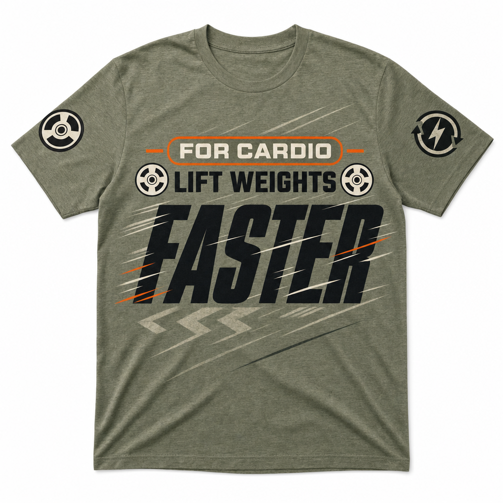 For Cardio Lift Weights Faster AOP Tee - T-Shirt - All over printed a954d8a6-bfcb-4bc4-9741-a0f2d8b77a64.png