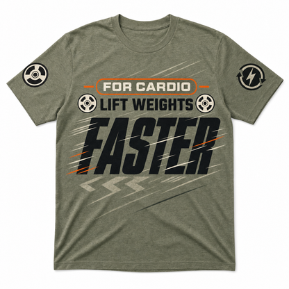 For Cardio Lift Weights Faster AOP Tee - T-Shirt - All over printed a954d8a6-bfcb-4bc4-9741-a0f2d8b77a64.png