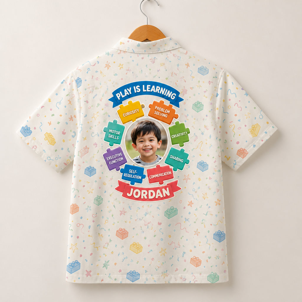 Play Is Learning – Kids AOP Shirt (Photo + Name) - Personalized Hawaiian Kids Shirt - AOP a9e1cfc8-59ed-419b-81cb-ca6d4fe13a37.jpg