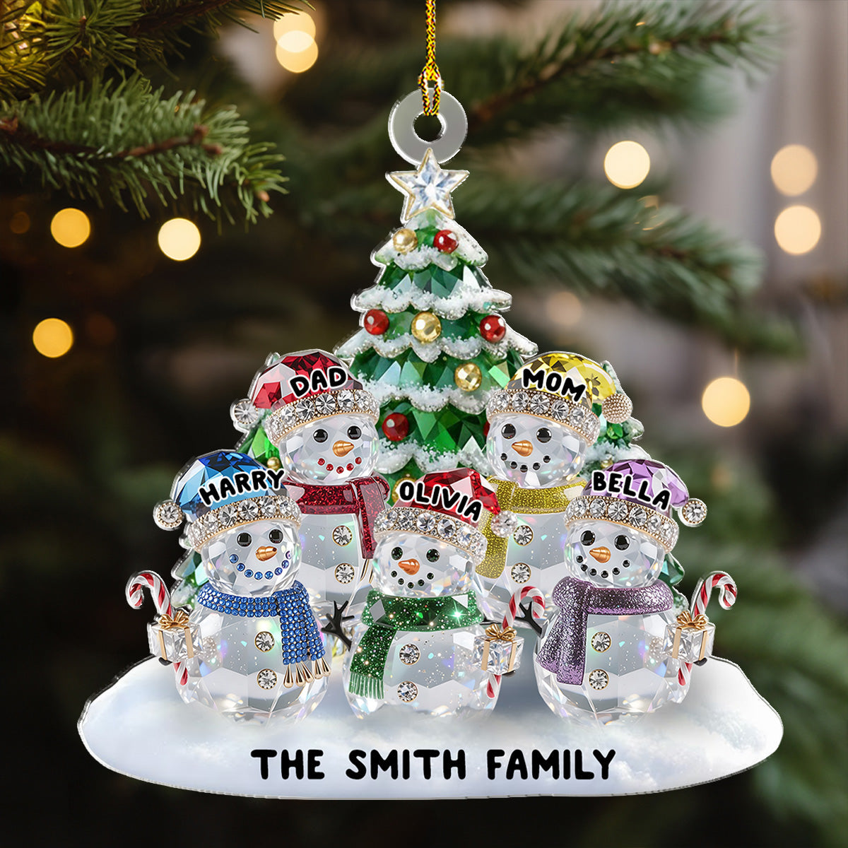 Elegant Glass Snowman Family - Personalized Acrylic Ornament - Christmas Gift For Family aa9d5f4a-1d28-41a5-9e2d-9695bb004b16-1.jpg