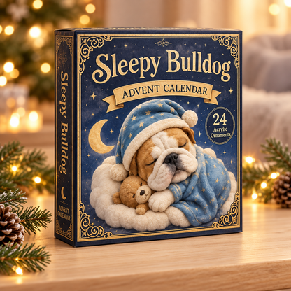 Sleepy Bulldog Advent Calendar 2026 - 24-Day Festive Countdown, Acrylic Charms Blind Box - Gift For Bulldog Lovers aaccfe8f-423a-4665-8b72-8af7565725e0-bulldog-box.png