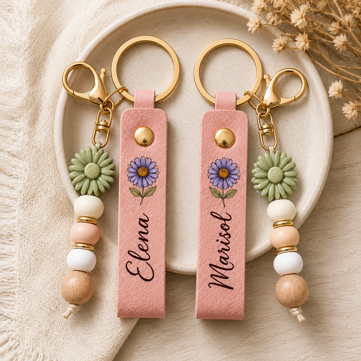 Custom Birth Flower & Name For Friends, Coworkers, Daughter, Self Gift - Personalized Beaded Keychain aaf27f8a-5e31-418f-bcc6-e48d25708f1b-moc-khoa-n.png