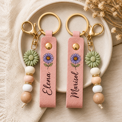 Custom Birth Flower & Name For Friends, Coworkers, Daughter, Self Gift - Personalized Beaded Keychain aaf27f8a-5e31-418f-bcc6-e48d25708f1b-moc-khoa-n.png