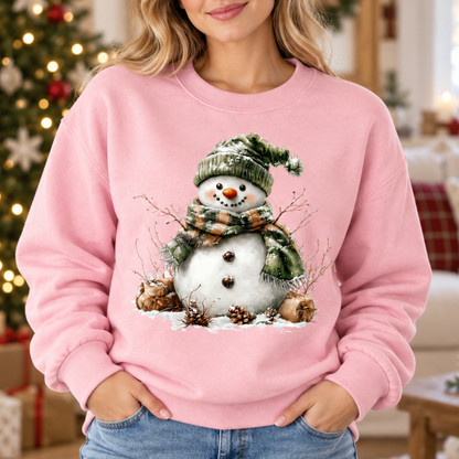 Christmas SnowmanSweatshirt, Cute Snowman Sweater, Women Christmas Shirt, Cute Winter Shirt, Gift For Christmas Lover, Snowman Season Shirt ab5d02a6-823a-49cf-874d-8a2225bb9ddd-4.png