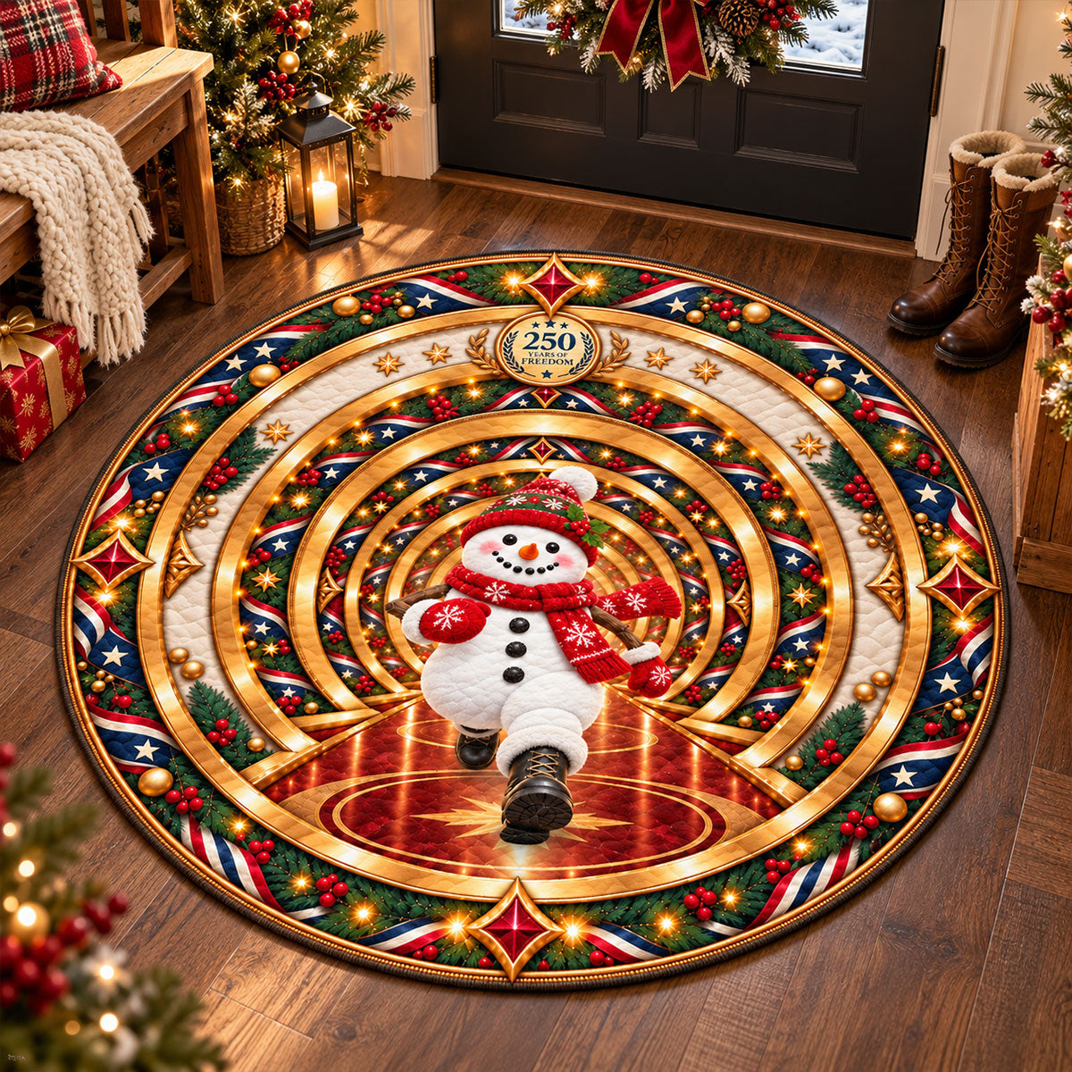 Merry Moments Together 3D Illusion Quilted Rug - Personalized Quilted Mat ac1ff1ed-16e5-4b09-b02b-aef52872889e-2-3-.jpg