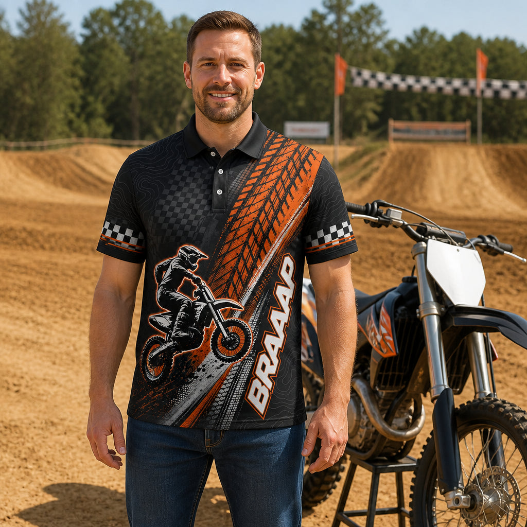 BRAAAP Motocross Custom Name & Number AOP Polo - Personalized Polo shirt - All over printed ac7867d4-93cb-4412-8783-bae7cff07b7a.jpg