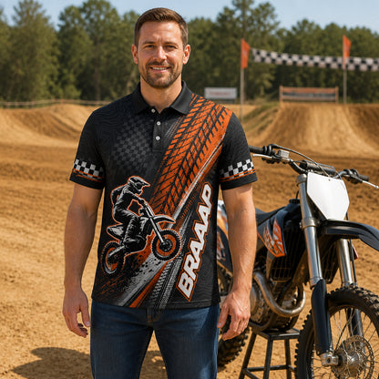 BRAAAP Motocross Custom Name & Number AOP Polo - Personalized Polo shirt - All over printed ac7867d4-93cb-4412-8783-bae7cff07b7a.jpg