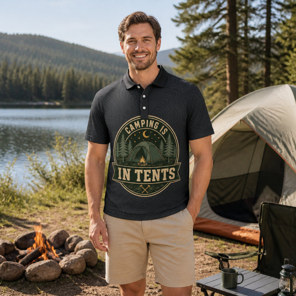 Camping Is In Tents – Retro Camp Badge Polo - Polo shirt - All over printed acea0bc4-ceba-459b-90c0-c6ec6e9043e7.jpg