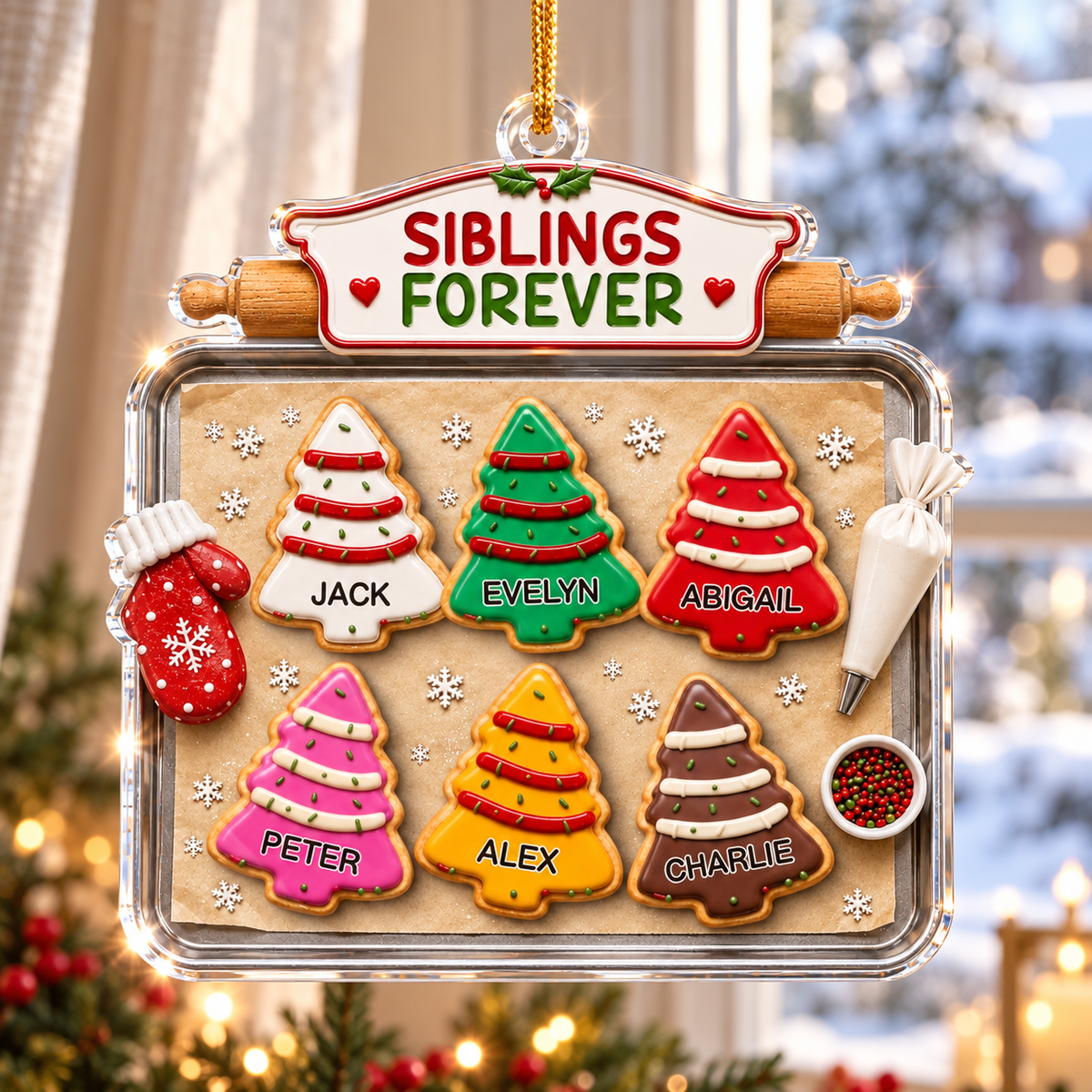 Custom Acrylic Ornament - Personalized Christmas Birthday Gifts For Mom, Dad, Brother, Sister - Baking Memories Together ad130027-0b39-4abd-b499-b143812cd08e-banner-1.png