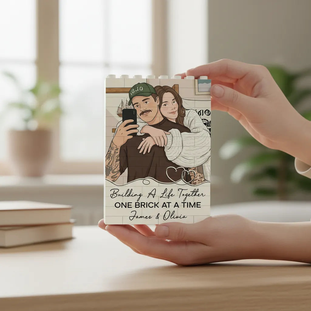 Building A Life Together - Custom Building Block Puzzle