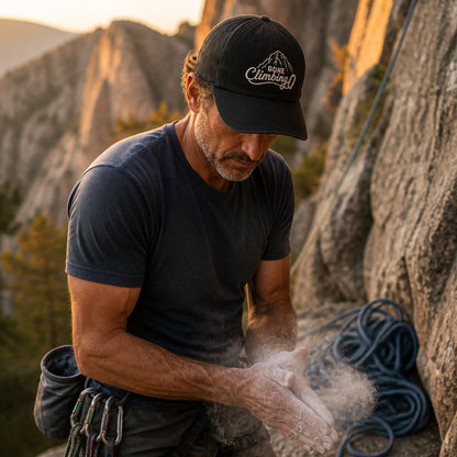Gone Climbing Embroidered Dad Cap - Lifestyle 2